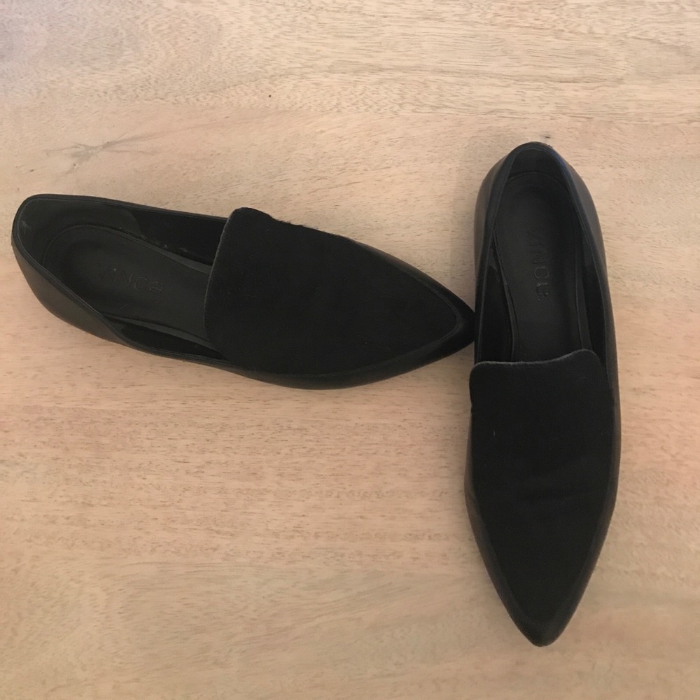 Vince pony hair loafers